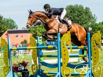 Bridgestone RV en Champion de quidam RV presteren goed met amazone Maureen Bonder op CSI** Lier.