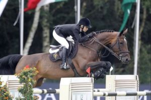 HH Ciske van Overis Z 5* Grand Prix 1.60m horse with rider Edwina Tops Alexander.